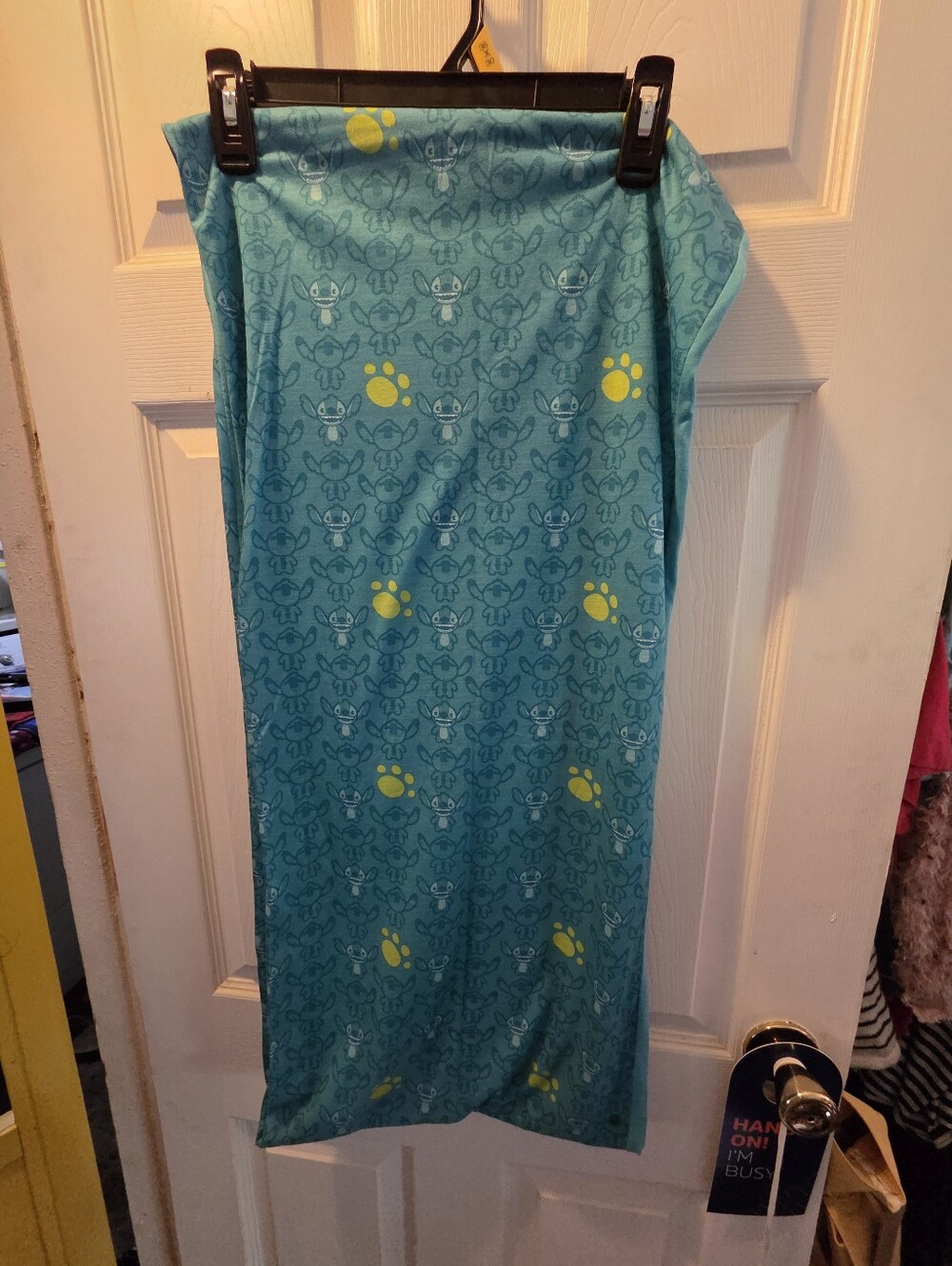 Disney Teal Stitch Circle Scarf